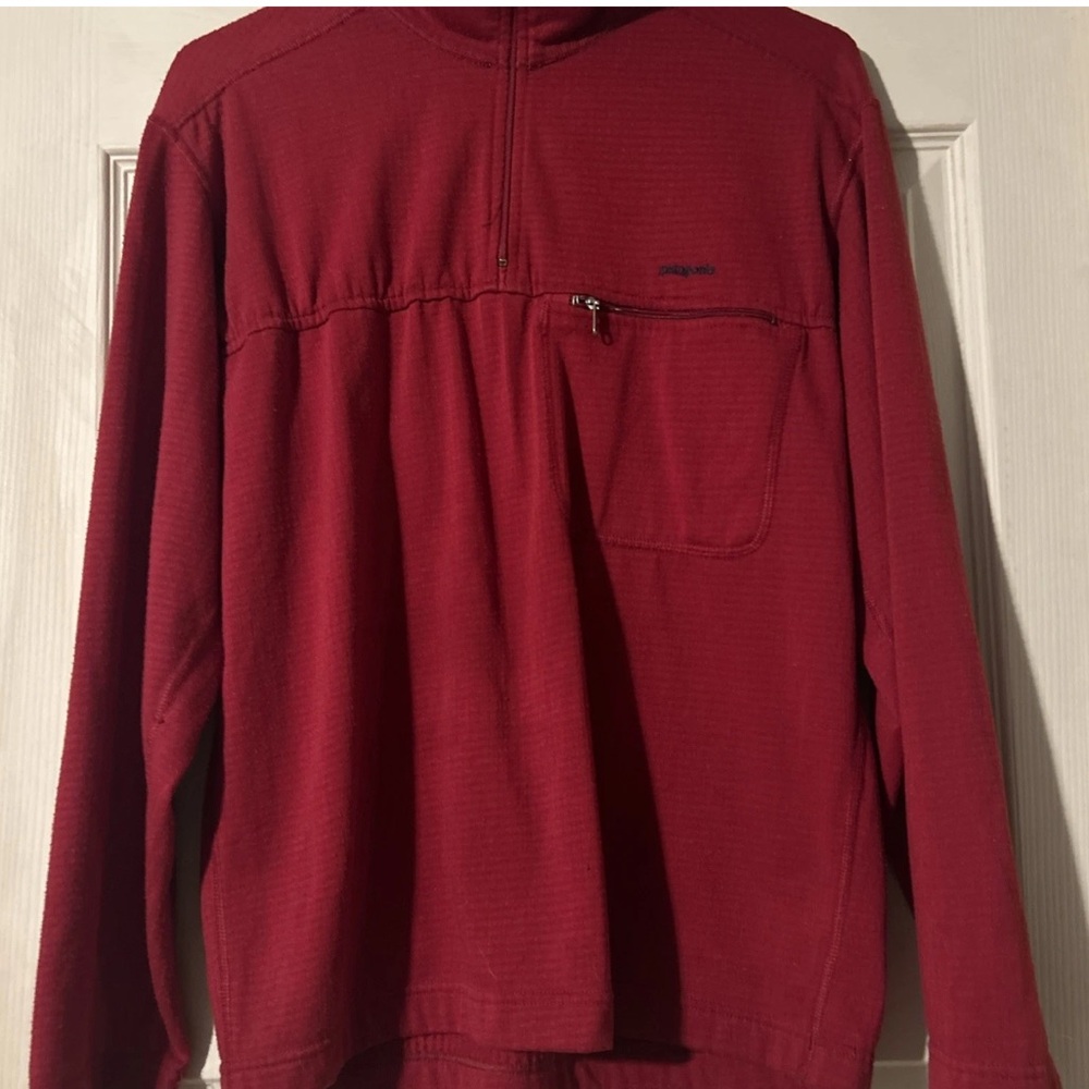 Patagonia 1/4 Zip Small Red Pullover Sweater R1 Regulator Fleece